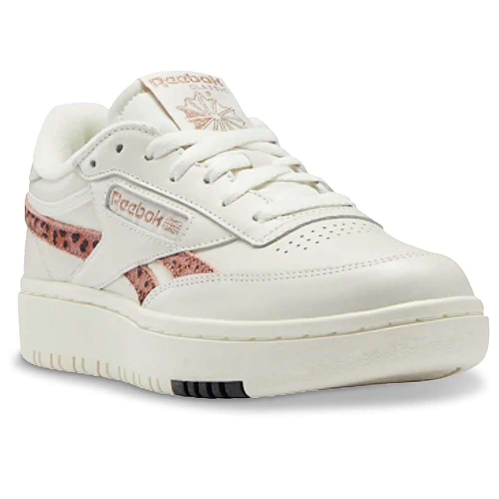 Reebok Club C Double- Cheetah Classic Sneakers
